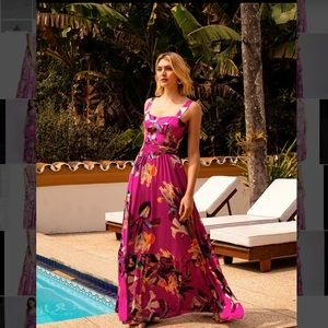 PatBo excellent used condition grace silk maxi $800